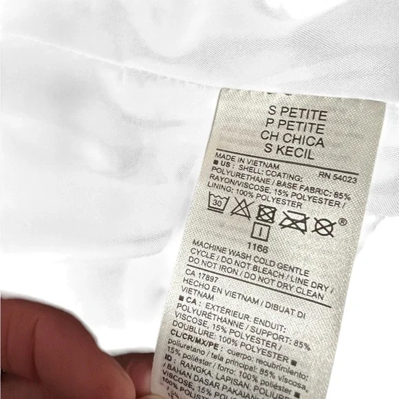 Old Navy Vegan Leather Black Women’s Moto Jacket Size SP - Picture 4 of 6